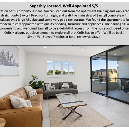 Rockpool 2 Sawtell Beach - Just Steps To Restaurants And 2 Min Stroll To Beach! Exterior photo