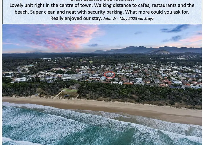 Rockpool 2 Sawtell Beach - Just Steps To Restaurants And 2 Min Stroll To Beach!
